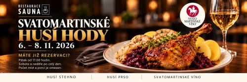 VÍKEND SVATOMARTINSKÝCH HUS A VÍNA