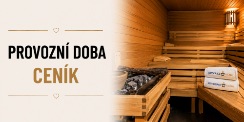 PROVOZNÍ DOBA, CENÍK