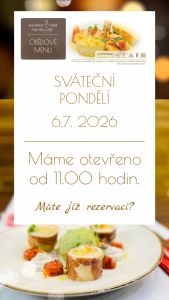 SVÁTEČNÍ OBĚDOVÁ NABÍDKA